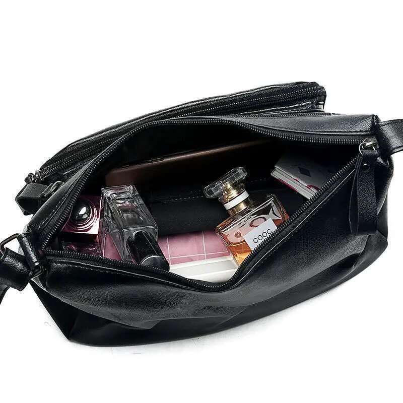 Designer Bag 2024 New Middle-Aged Women's Bag, Lightweight, Multi-Layered, Large-Capacity Mother's Bag, Crossbody Bag, Elderly Bag, Shoulder