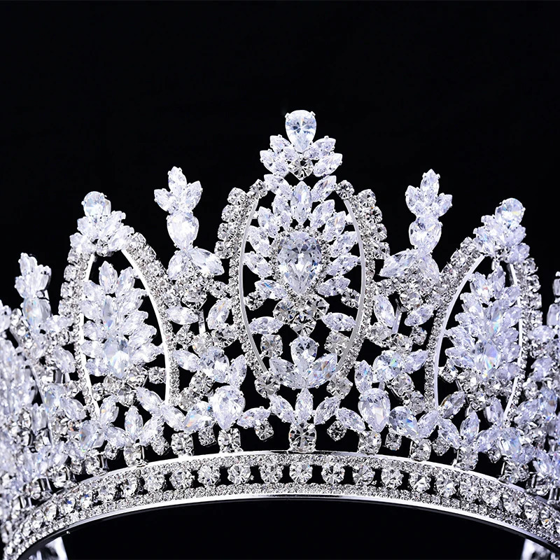 Princess Crown HADIYANA Classic Elegant Wedding Bridal Hair Jewelry Tiaras and Crown Women Zircon BC5069 Corona Princess241105