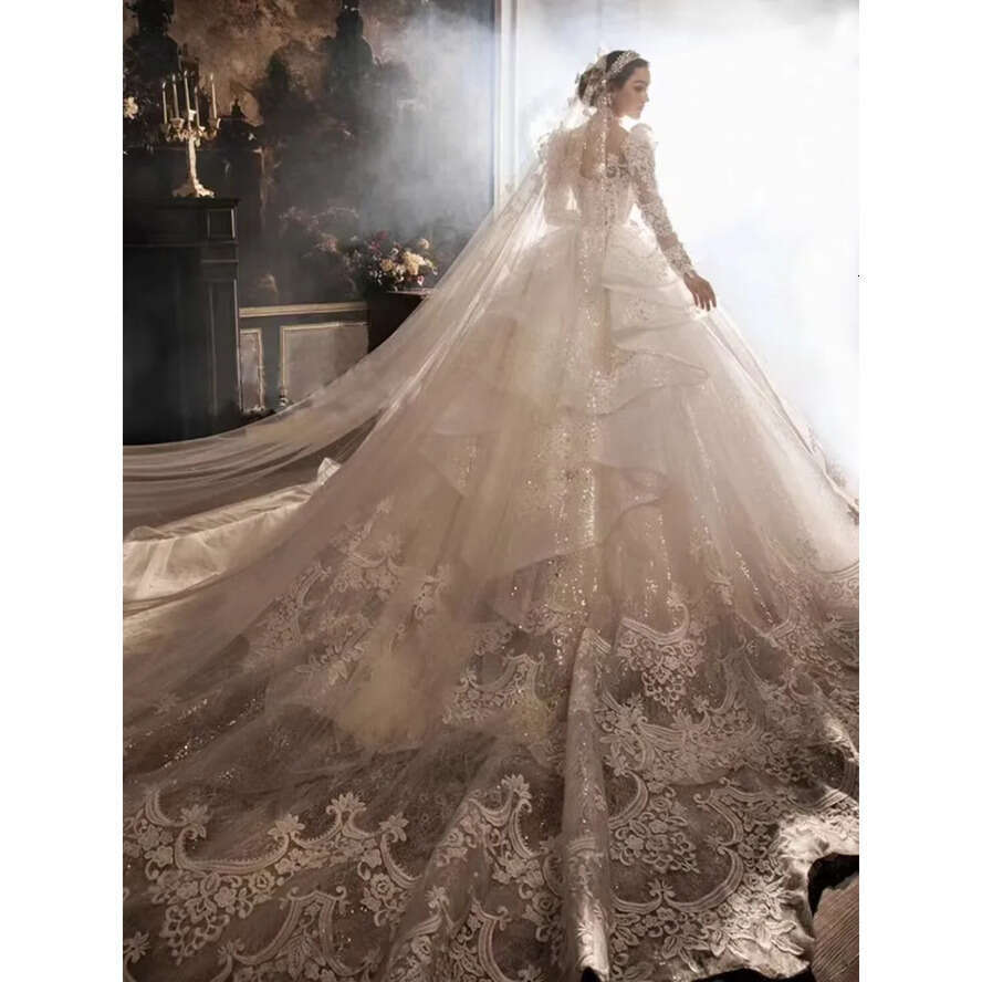 Sleeves Long Modern Wedding Dresses Summer Bohemian A E Appliques Robe De Mariee With Court Plus Size Sweep Train Lace Up Bridal Party Gowns Ppliques 