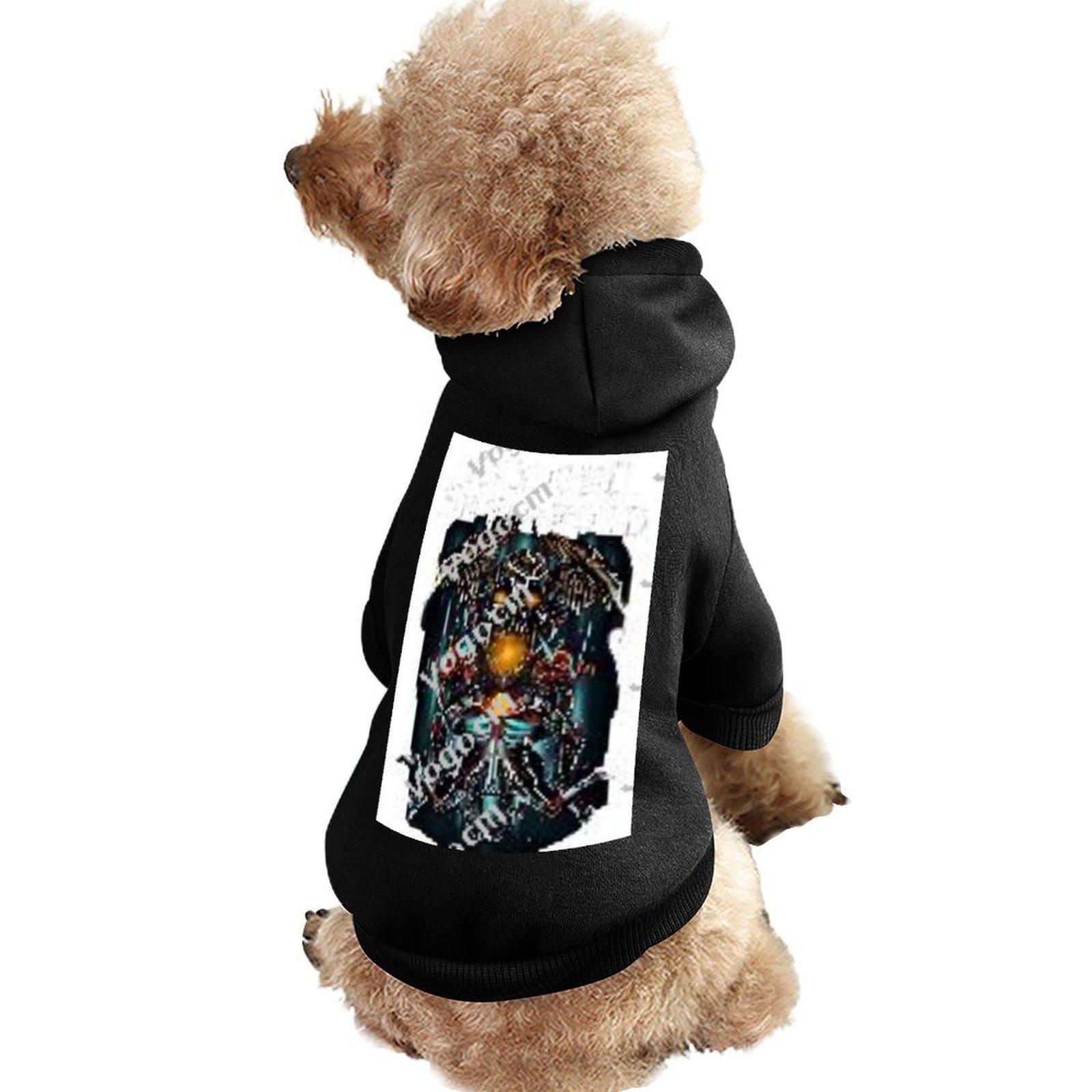 Wholesale Cat and Dog Sweatshirt Hoodie Outdoor Walking Dog Clothes Hoodie Black Warm Soft Pet Pullover Hoodie