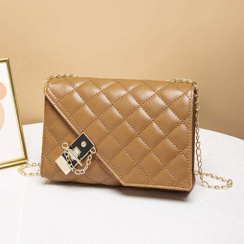 Designer Bag New Women's One Shoulder Oblique Cross Small Square Bag With Missing Corner Style Women's Bag Diamond Latch Buckle Women's