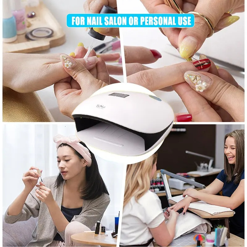UV LED Nail Lamp For Manicure Gel Polish Nail Drying Lamp With Auto Sensor Fast Curing Nail Dryer UV Lamp For Manicure Salon 241104