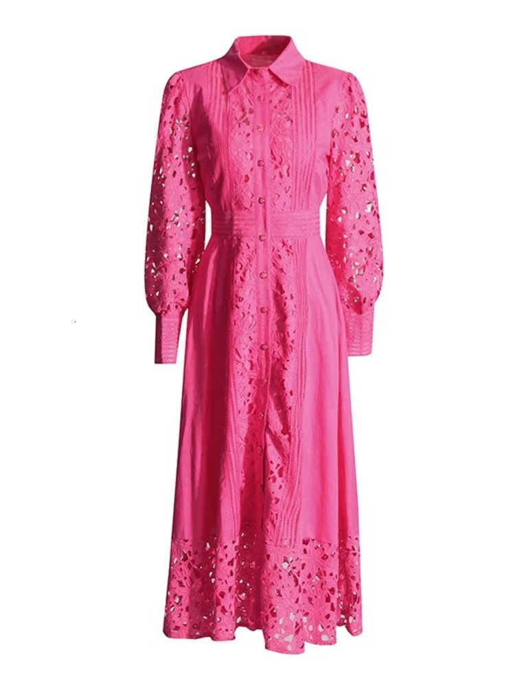 Summer Autumn Holiday Lace Embroidery Evening Bridesmaids White Dresses Shirt Hollow Out Women Cotton En Midi Vestidos