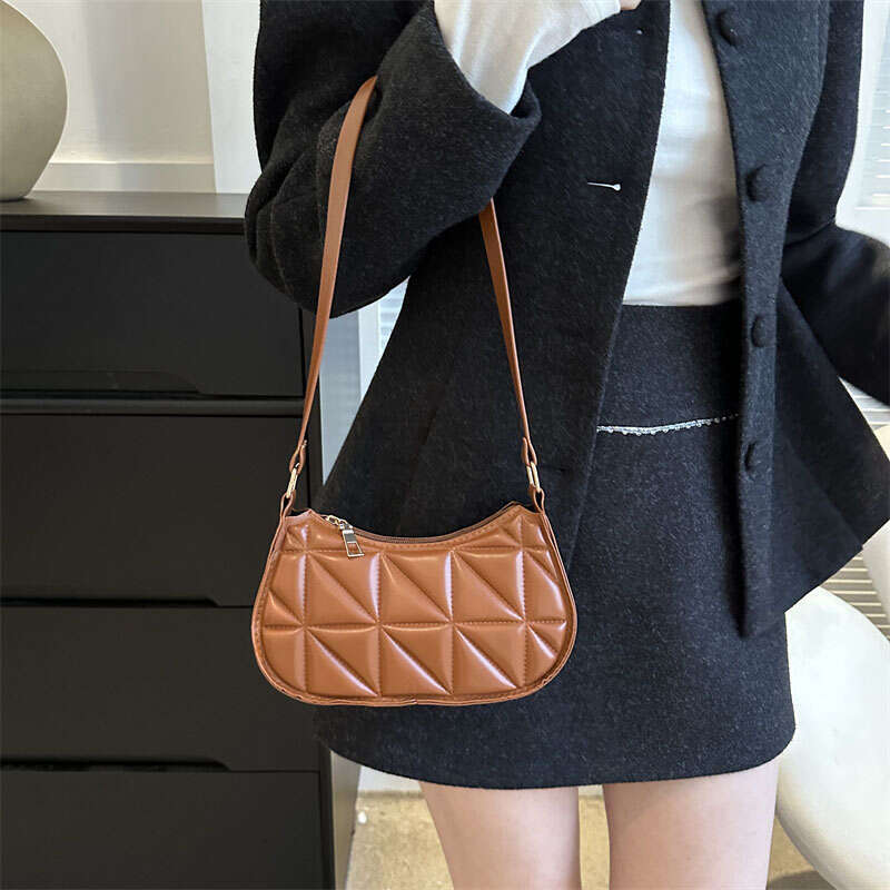 Designer Bag Fashion Female Underarm Shopping Bag Retro Casual Women Totes Shoulder Bags Female Leather Solid Color Handbag For Women handbag