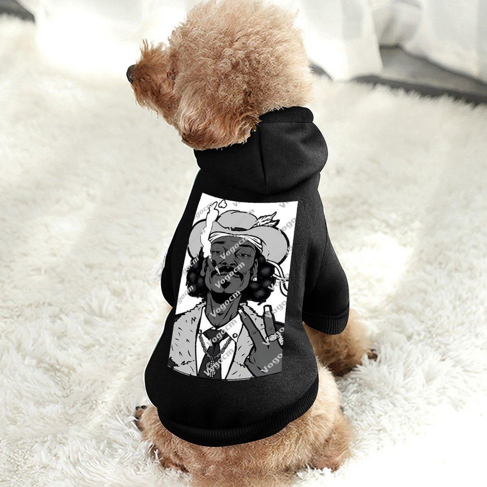 2024 Designer Dog Hoodies Hooded Long Sleeve Street Hip Hop Pet Hoodie DIY Oversized Logo Micro Elastic Fabrics Comfortable Pets