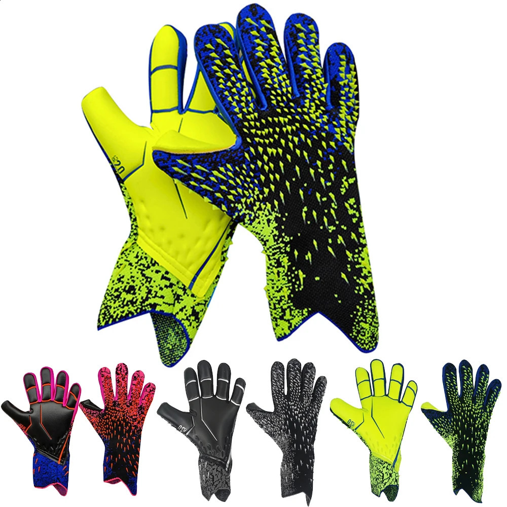 Professional Football Goalkeeper Soccer Gloves Antislip Thicken Football Goalie Gloves Finger Protection Gloves Soccer Equipmen 251022