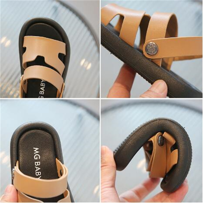 Kids Boy Girls Sandals Summer Toddler Baby Non-slip Soft Comfortable Shoes Fashion Cute Flower Print Children Slippers infant prewalker