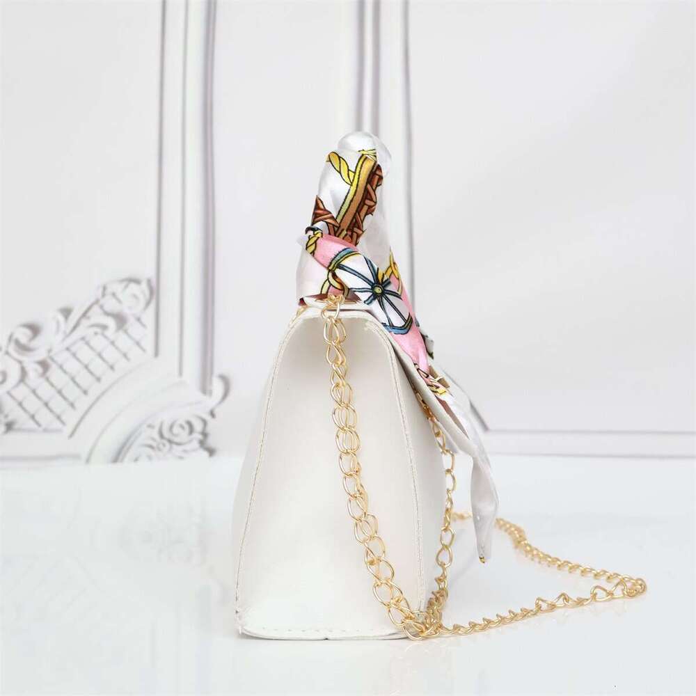 Designer Bag Women Fashion Simplicity Solid Color Handbag Niche Design Silk Scarf Mini Chain Single Shoulder Crossbody Bag Bandolera handbag