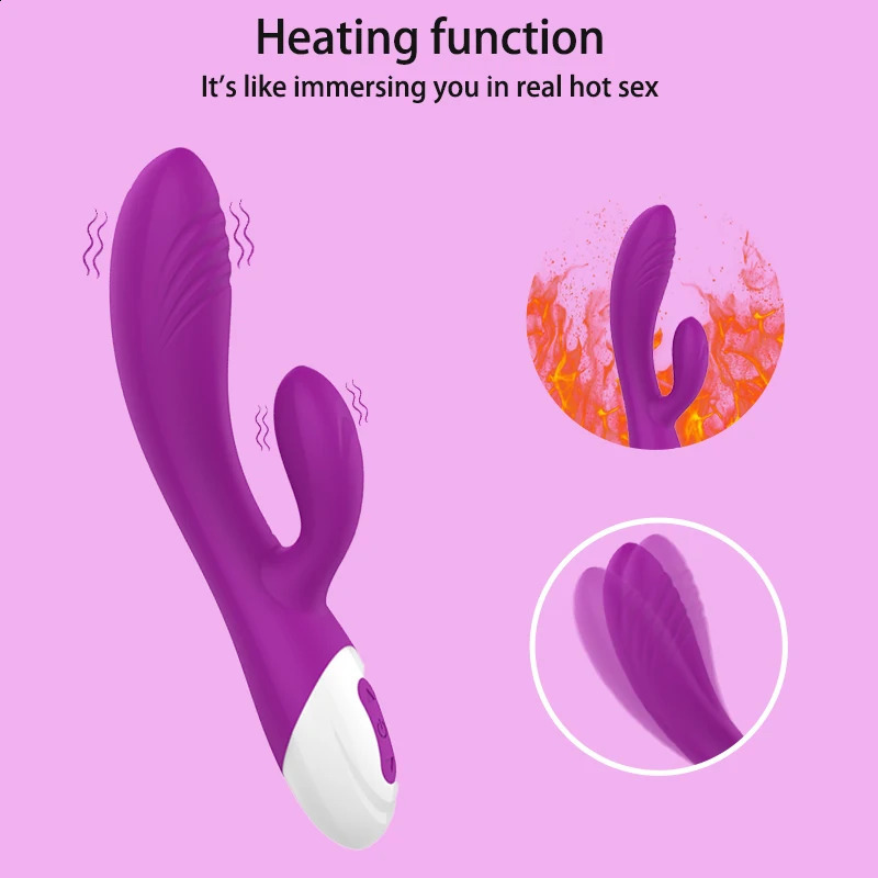 G Spot Powerful Dildo Female Vibrator Dual Vibration Clitoris Stimulation Vagina Massage For Women Masturbators Adult Sex Toys 241105