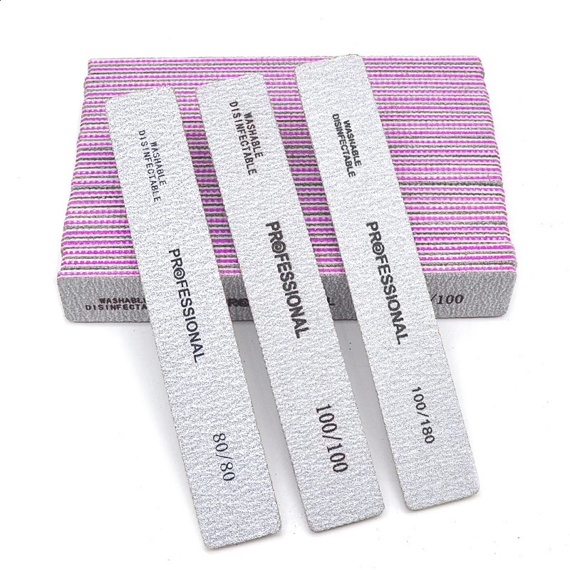 5025 Pcs Nail Supplies For Professionals Nail File Buffer Nails Product For Acrylic Width 80100180 Grit Sanding Manicure Tool 241105