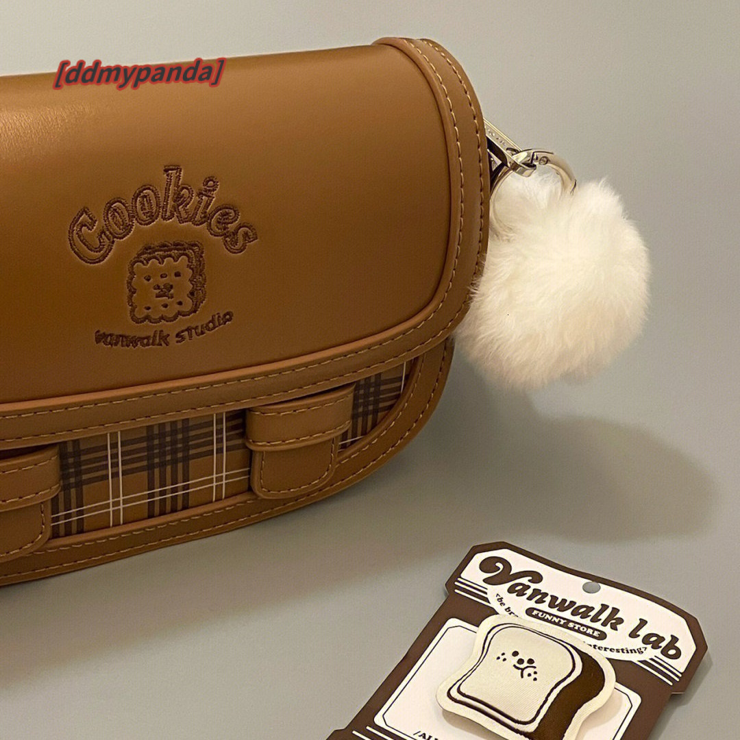 2024 New Bakery Sweet and Cute Girl Cambridge Underarm Tofu Bun High end Crossbody Shoulder Bag #30 ddmypanda