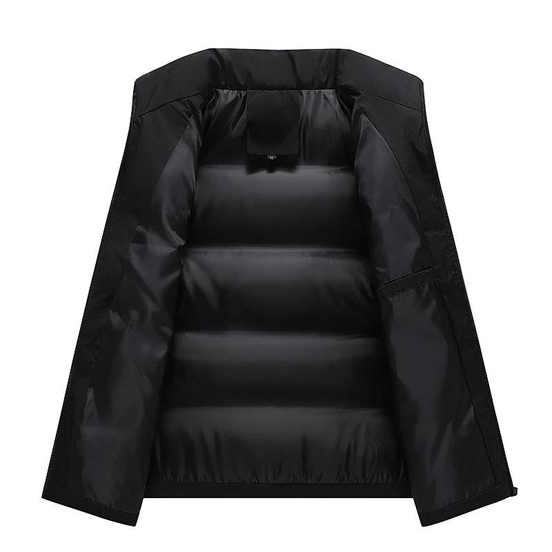 Men Winter Vest Windproof Sleeveless Jacket Sleeveless Vest Casual Men down Cotton Warm Thicken Waistcoat Thick 241104