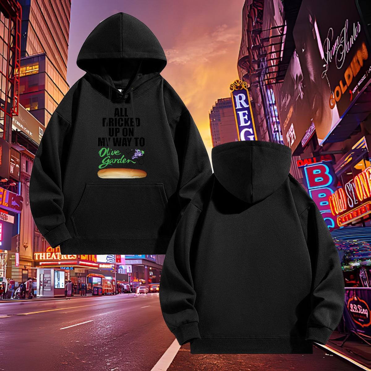 New Men Hoodie Hooded Collar Breathable Classic Couples Hoodie US/EU Size Pullover Hoodie Y2K Thick Plush