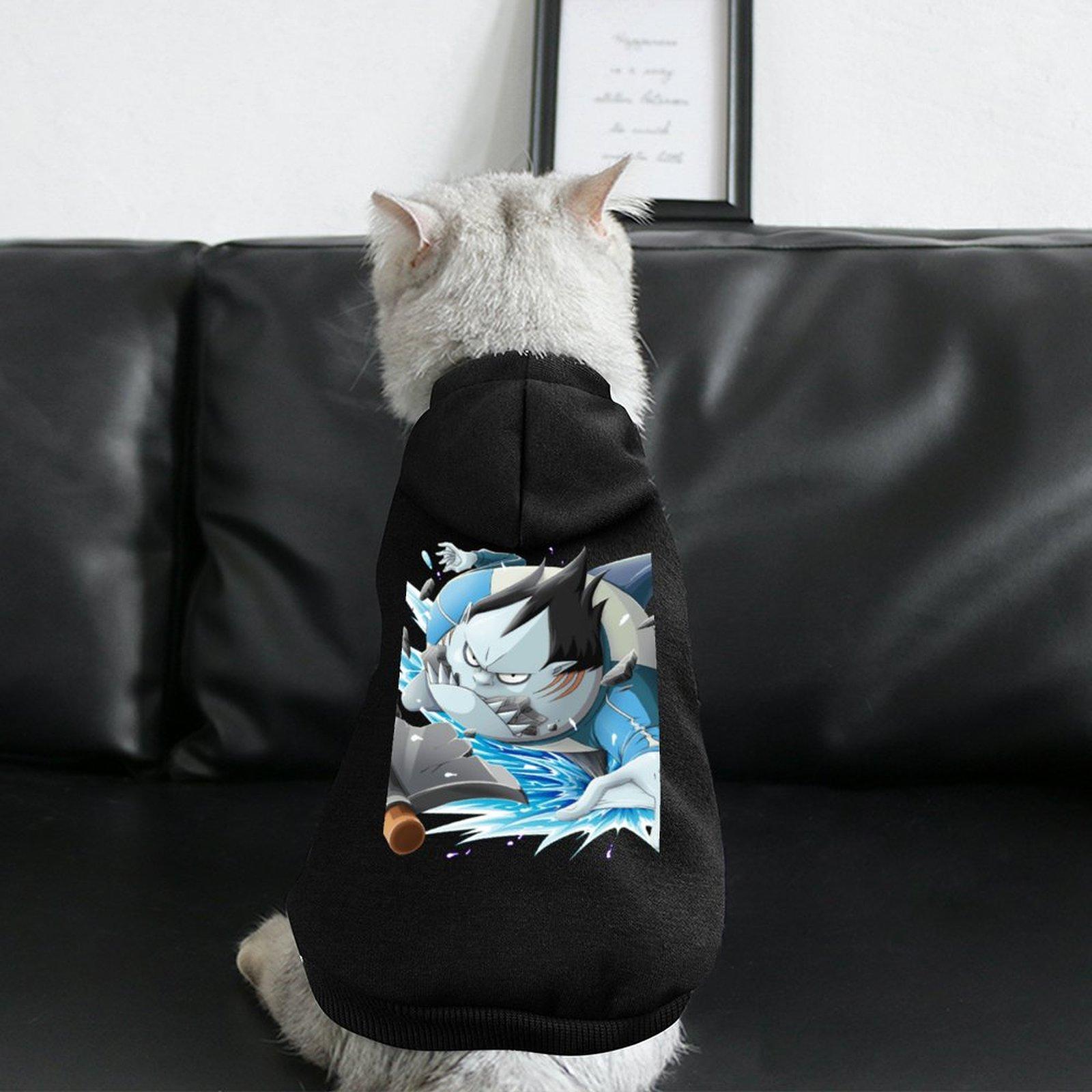 Fashion Design Cat Hoodie Breathable Hooded Neck Pet Leisure Hoodie for Pet Asian Size Warm Brand Top Pullover Hoodie