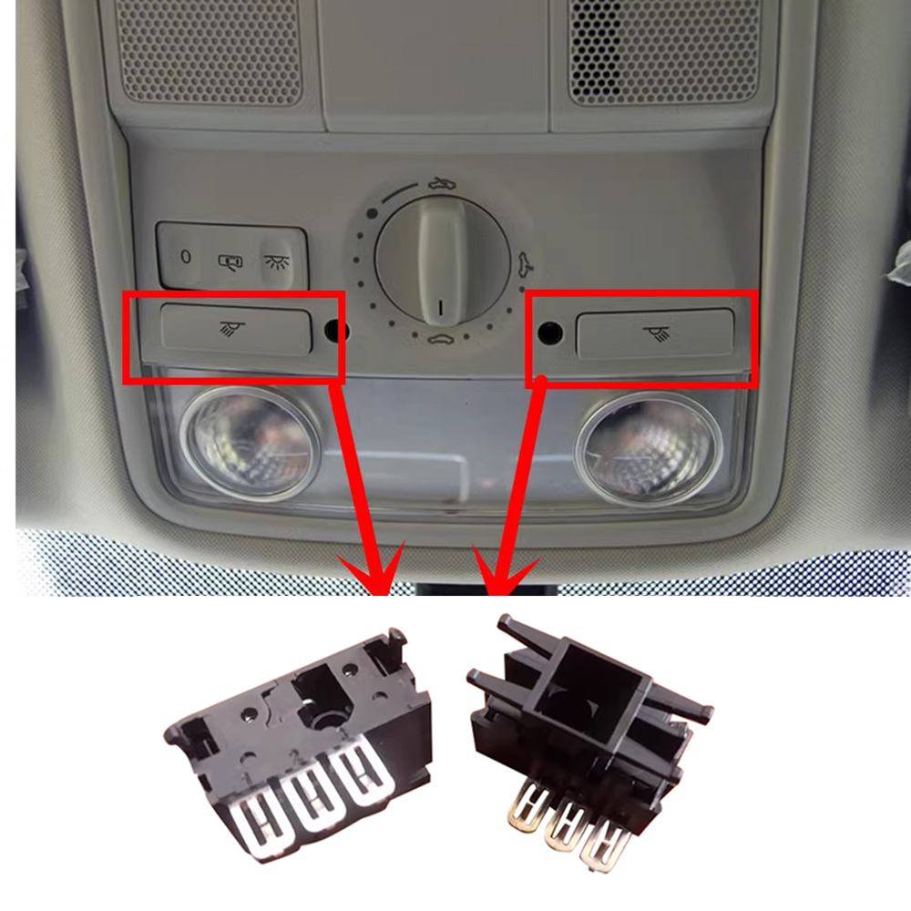 For VW CC Golf 6 New Passat Tiguan front reading light rear ceiling light switch