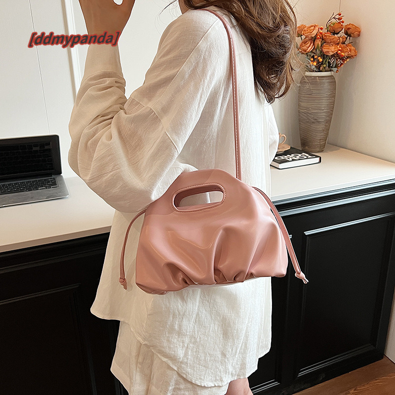 Korean pleated cloud for women, 2024 summer and autumn new fashion handbag, high-end single shoulder crossbody bag #28 ddmypanda
