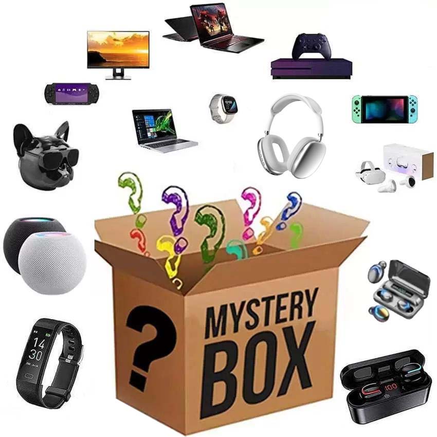 Mystery box electronics random boxes birthday surprise gifts lucky gifts for adults such as Bluetooth speakers Bluetooth headsets smart watches