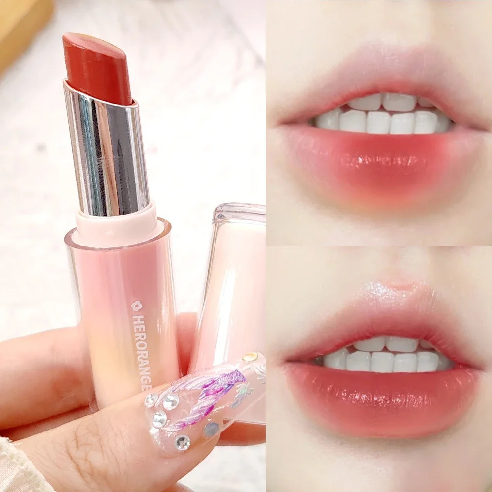 8 Colors Jelly Lip Glaze Mirror Water Lipstick Long Lasting Moisturising Lipstick Pen Waterproof Non-stick Cup Korean Cosmetics 241105
