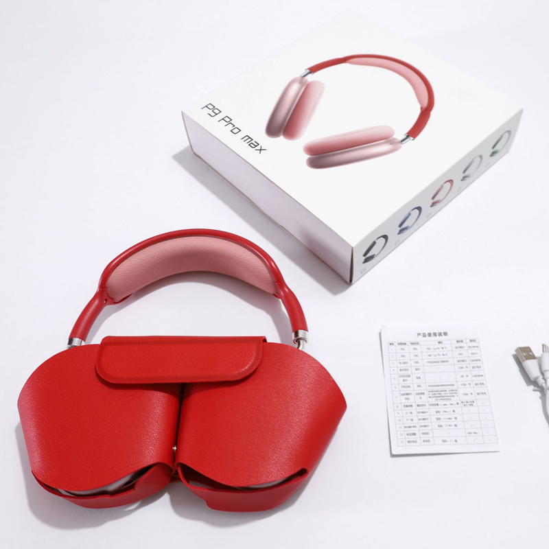 P9 Pro Max Head mounted Bluetooth Earphones Stereo Type-C Interface with Protective Package Wireless Earphones Wholesale