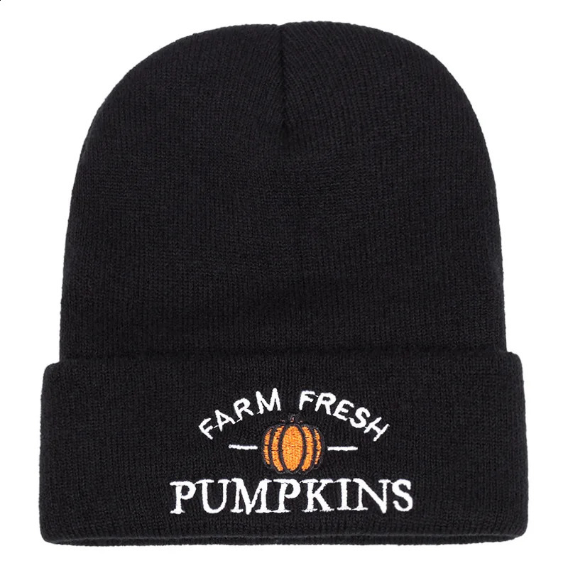 y Beanie Embroidery Beanies Kpop Cotton Winter Warm Ski Mask Hat Outdoor Leisure Bonnets for Women Men Cap Knitted 241105