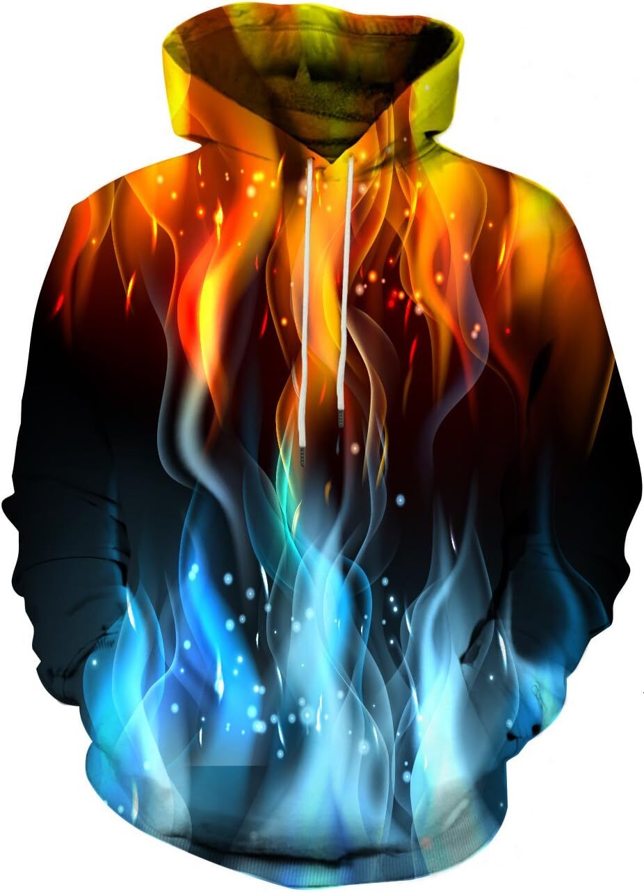 Hoodie for Mens Womens Unisex 3D Printed Hoodies Casual Workout Hoodie Sweatshirt Graphic Hoodies color fashion