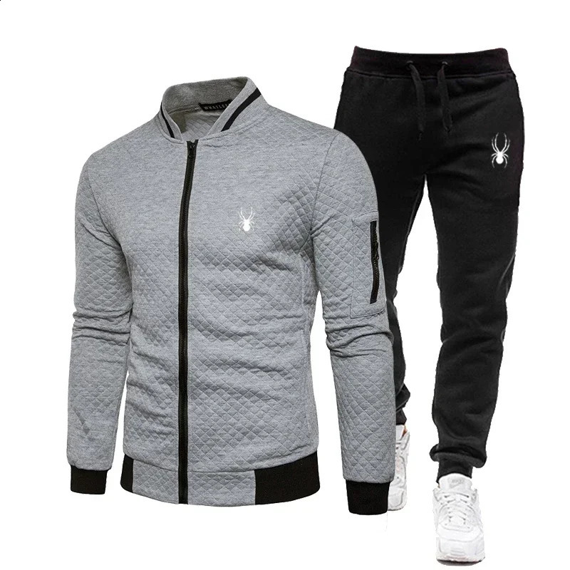 High quality casual jacket mens suit jacket sportswear autumn zippered jacket suit sportswear 241105