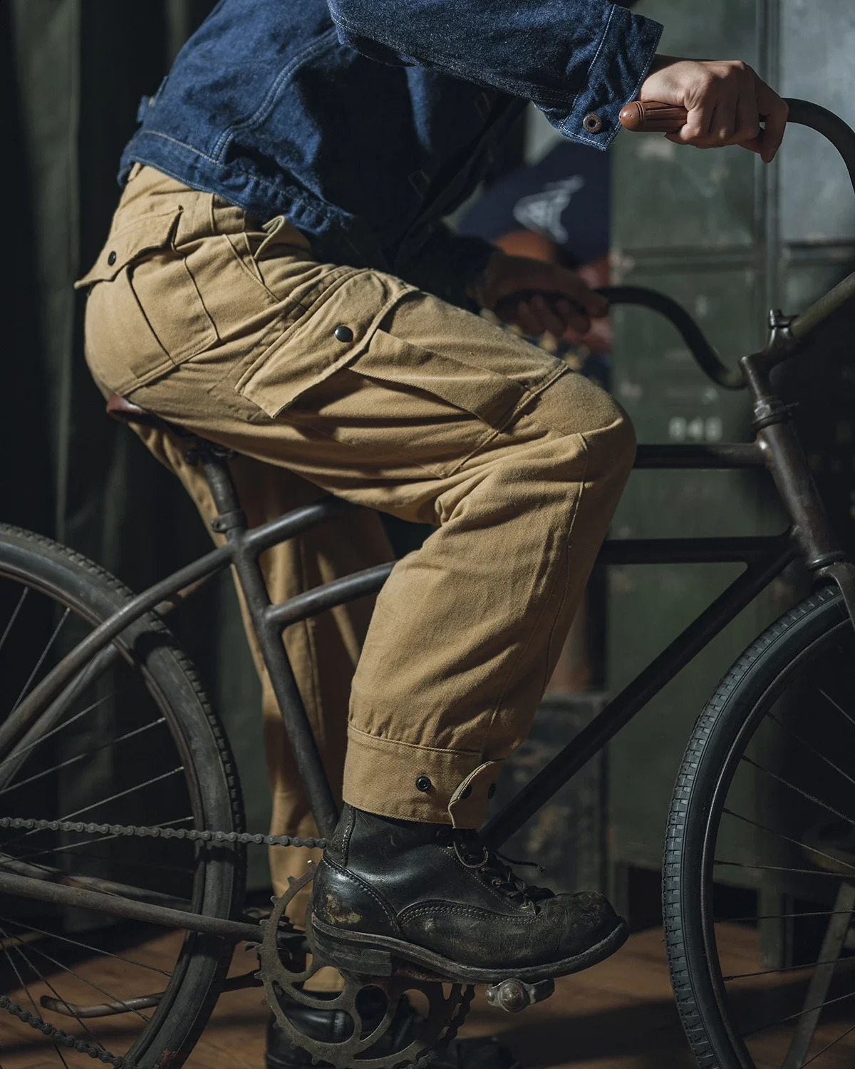 Non Stock Belgian M64 Modified Pants Men Cargo Trousers Motorcycle Rider Breeches 241105