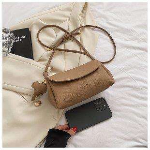 2024 New Popular Women's Solid Color Crossbody Minimalist and Unique Soft Face Leisure Fashion Versatile Trendy Small Bag