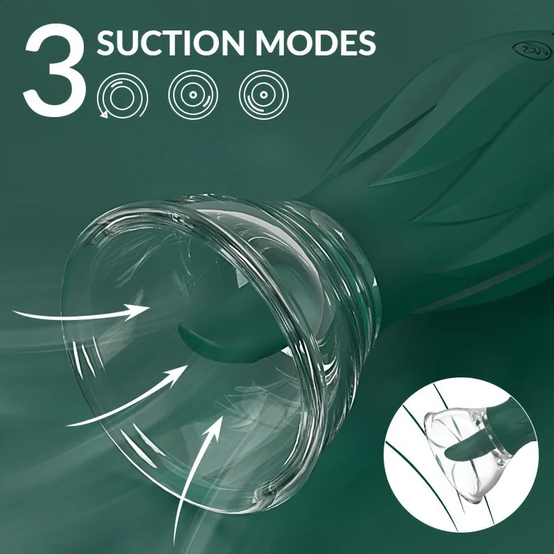 Clitoral Vacuum Vibrator 2 in 1 Sucking Licking Tongue Sex toys for Women Nipple Stimulator Pussy Blowjob Female Masturbation 241105