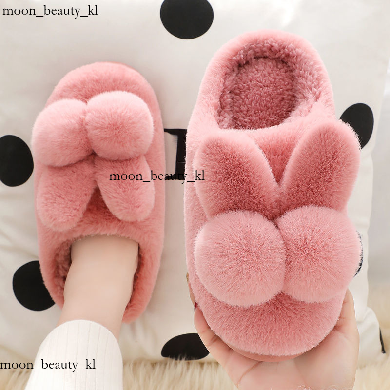Designer Cotton Slippers For Women In Winter 2024 New Style Bag Heel Indoor Home Cute Plush Anti Slip Warm Confinement Cotton Shoes 21f