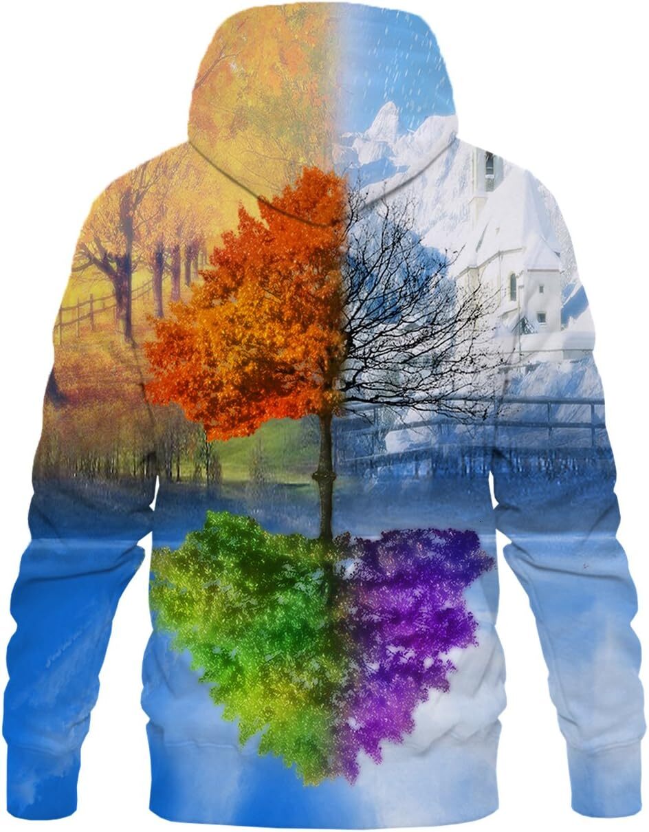 Hoodie for Mens Womens Neutral 3D printed hooded sweatshirt with space cover design, suitable for both men and women Graphic Fashionable, cool, and wa