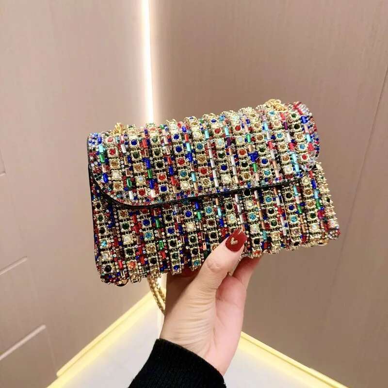 Designer Bag New Design Fashion Rhinestone Purse Luxury Designer Handbags Elegant And Versatile Purses For Women Evening Clutch Bag handbag