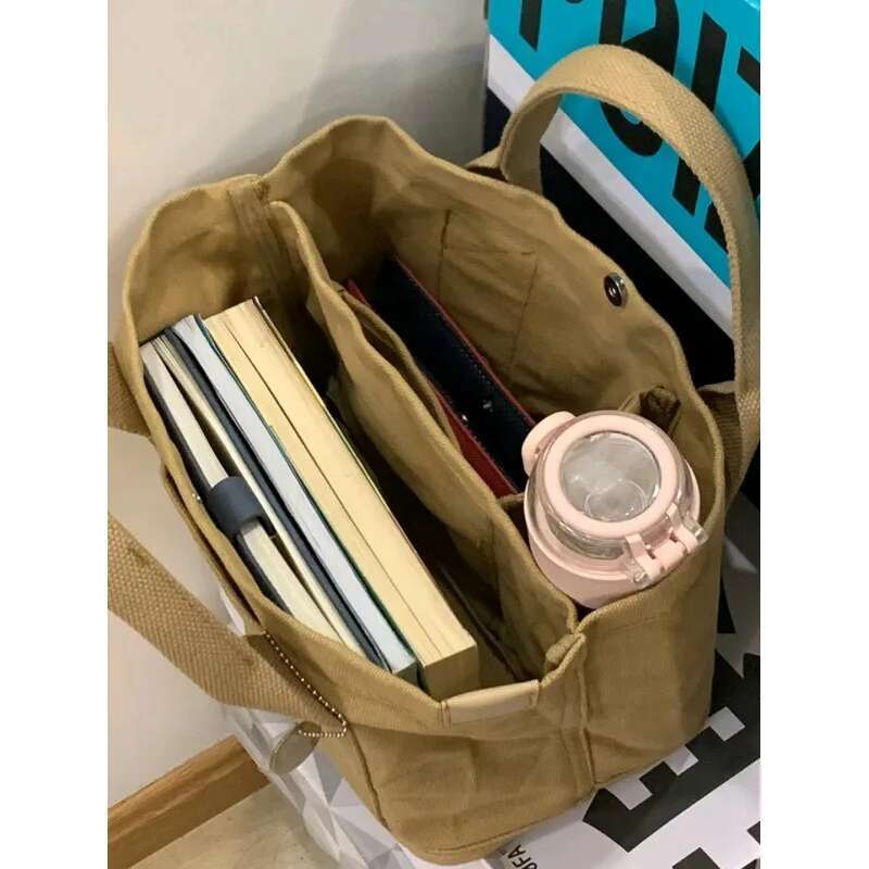 Designer Bag Summer New Japanese Lotte High-Grade Canvas Bag Women's Lunch Bag Tiktok Super Fire Handbag Casual Bag Purseshandbags Womens Bag