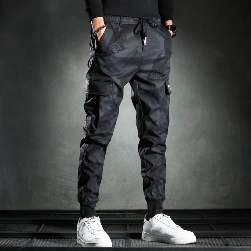 Big Size Male Trousers Baggy Mens Cargo Pants Spring Summer High Quality Regular Fit ner est Long Korean Style Slacks 241105
