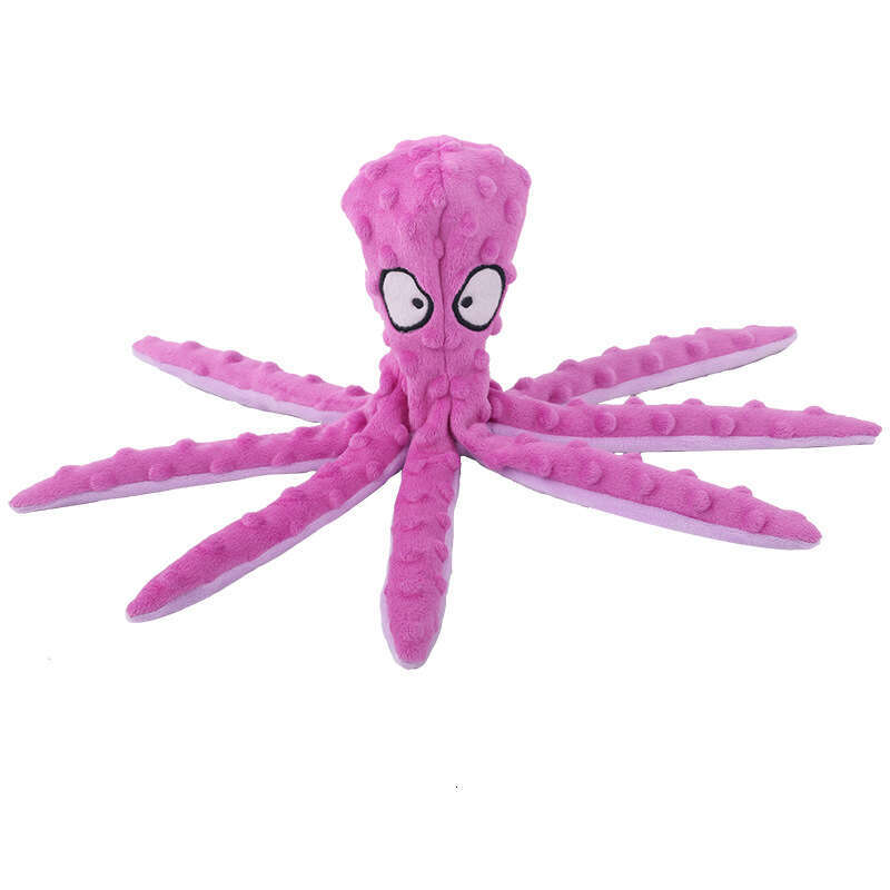 Interactive Plush Octopus Toy for Dog & Cat - Bite-Resistant Sound Plaything