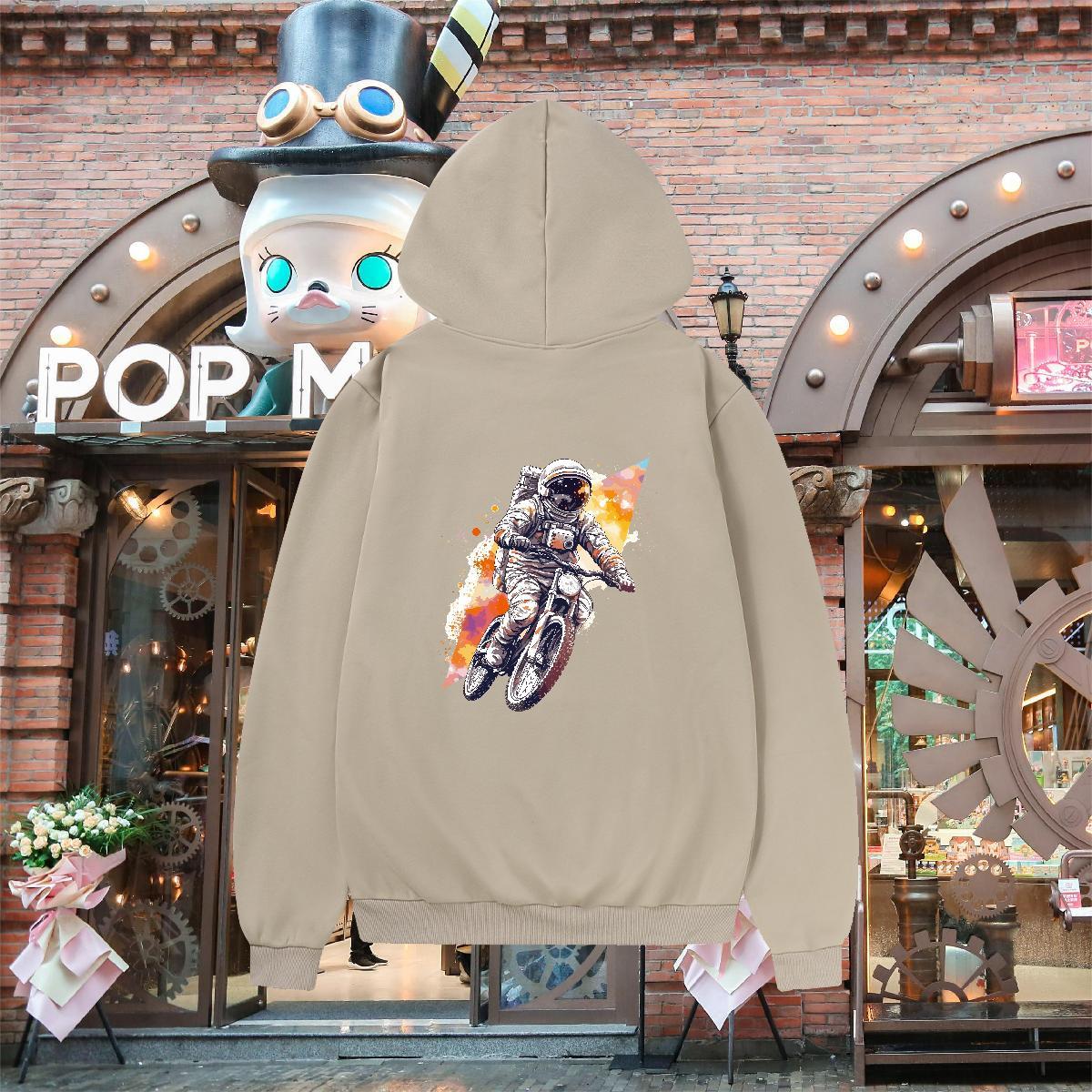 Classic Casual Hoodie For Man Hooded Collar Breathable Loose Hoodie Pullover DIY Logo Oversized Hoody Street Casual Thick Plush