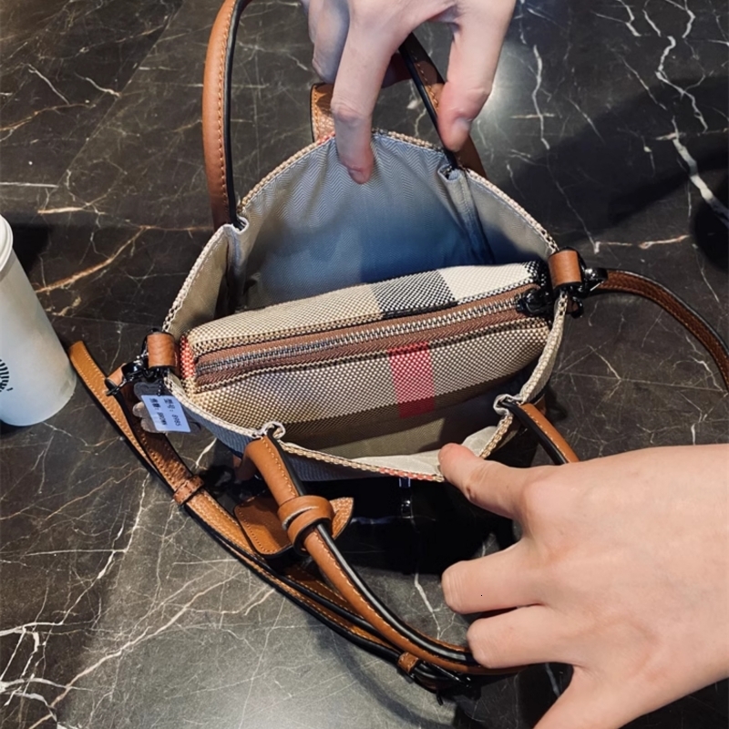 Plaid Shoulder Bags for Women 2024 New Female Brand Tote Bag Casual Fashion Trends Handbag