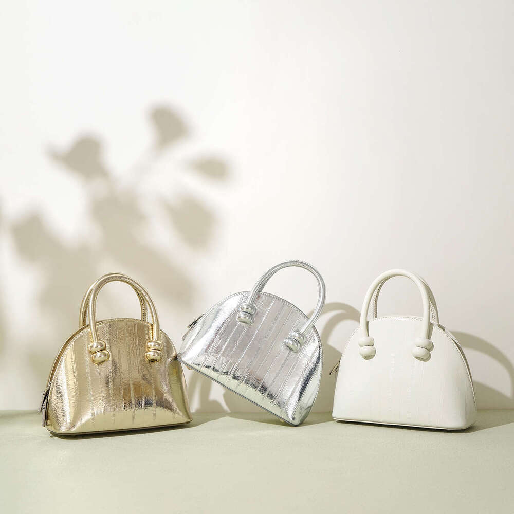 Trendy Texture Women's Bag 2024 New Crocodile Pattern Shell Single Shoulder Underarm Fashion Designer Clear Handbags For Women