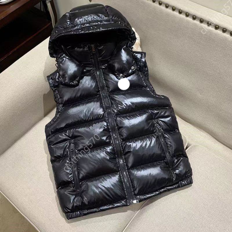 Mens Waistcoat Winter Down Polos Vests Designer Puffer Coats Vest Unisex Couple Bodywarmer Womens Jacket Sleeveless Outdoor Warm Thick Outerwear Black Clothes