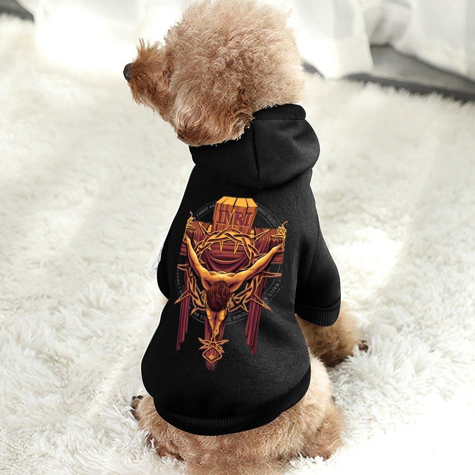 Designer Fashion Dog Hoodies Hooded Long Sleeve Outdoor Walking Hoodie for Pet Free DIY Fine Fabrics Loose Fit Pet Hoody