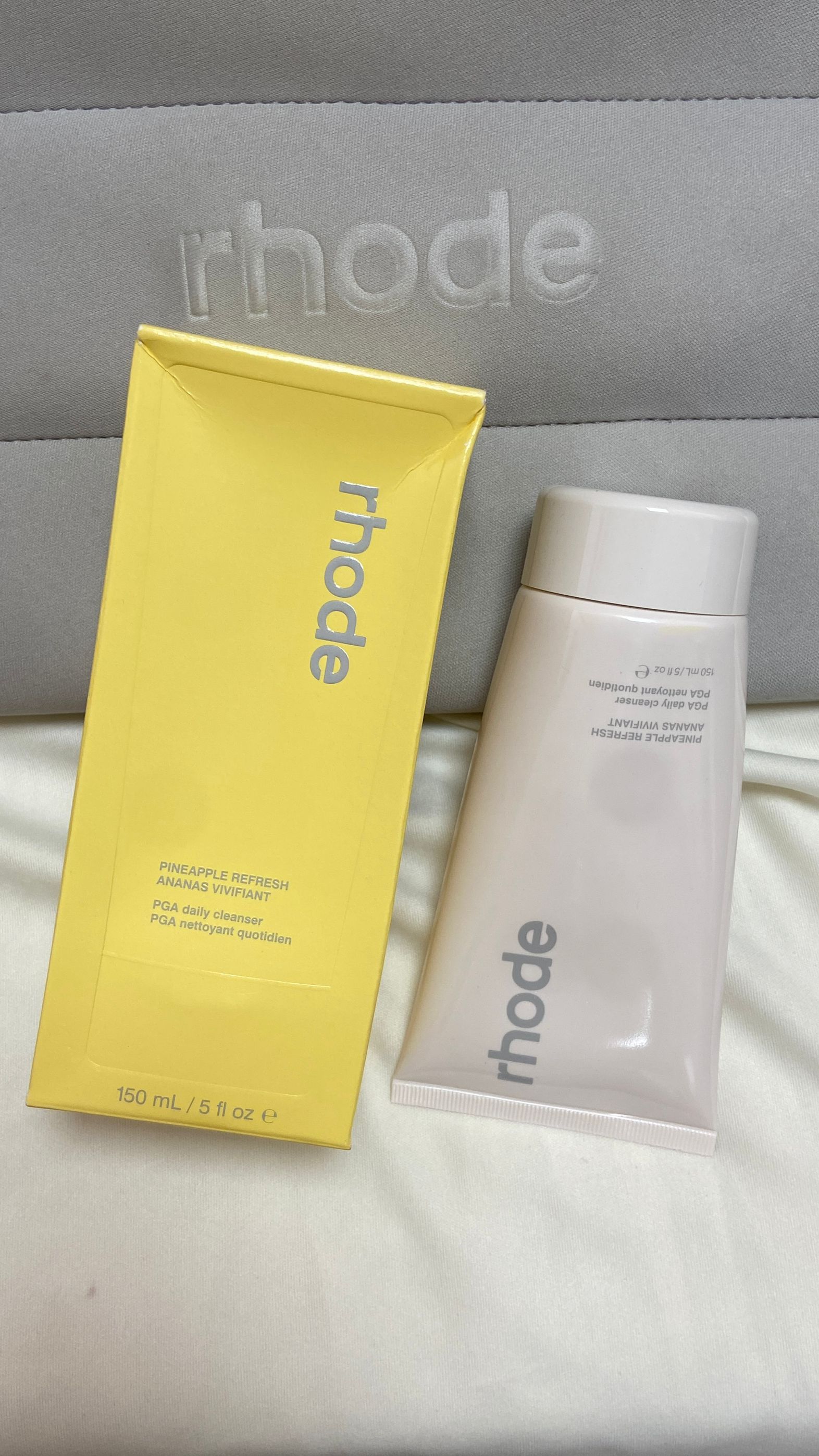 Face Cleanser Rhode 150Ml Skin Care Cleansers Daily Cream Pineapple Refresh Ananas 1 Vivifiant PGA Facial Washi Cleani Lotion 5Oz Top Quality Fast Fre