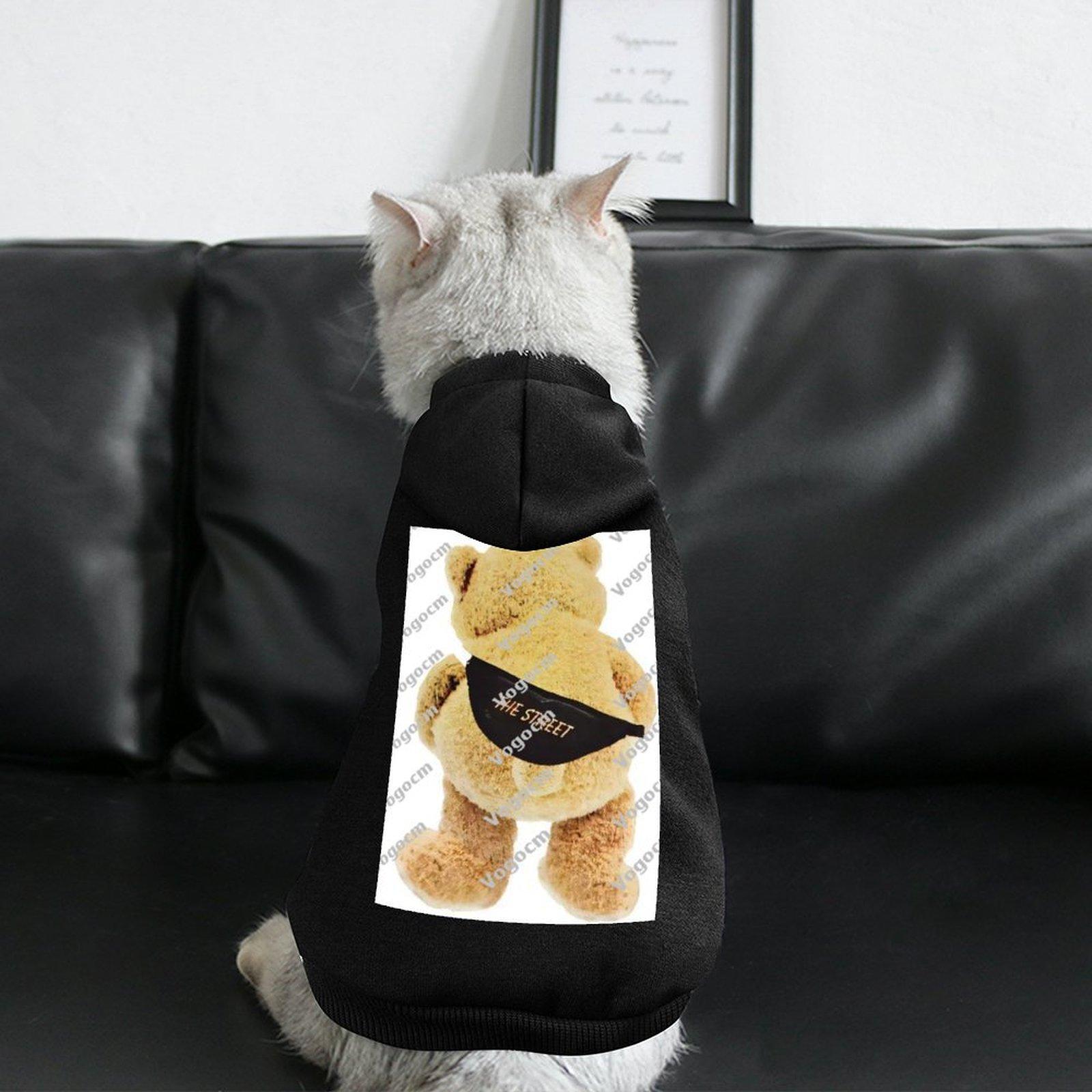 2024 Dog Hooded Sweatshirt Comfortable Hoodie Street Hip Hop Dog Clothes Hoodie Patterns Warm Wholesale Wear