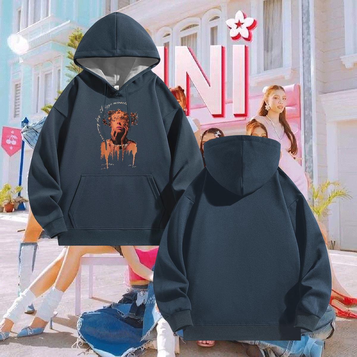 New Arrival Unisex Sweatshirts Drawstring Long Sleeve Loose Fit Mens Hoodie Custom Print Oversized Top Hoodie Hip Hop Street Warm Fleece