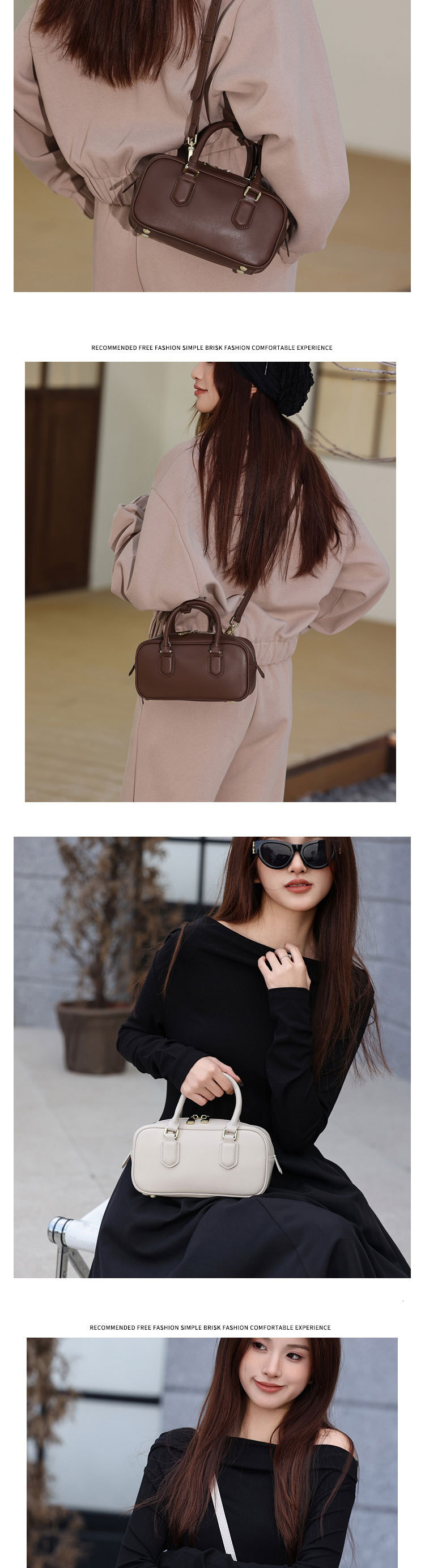Oxford Clutch Bags Shape In Trapeze With Beige Black Brown or Coffee Fashion Big Bags For Female Purses Trendy