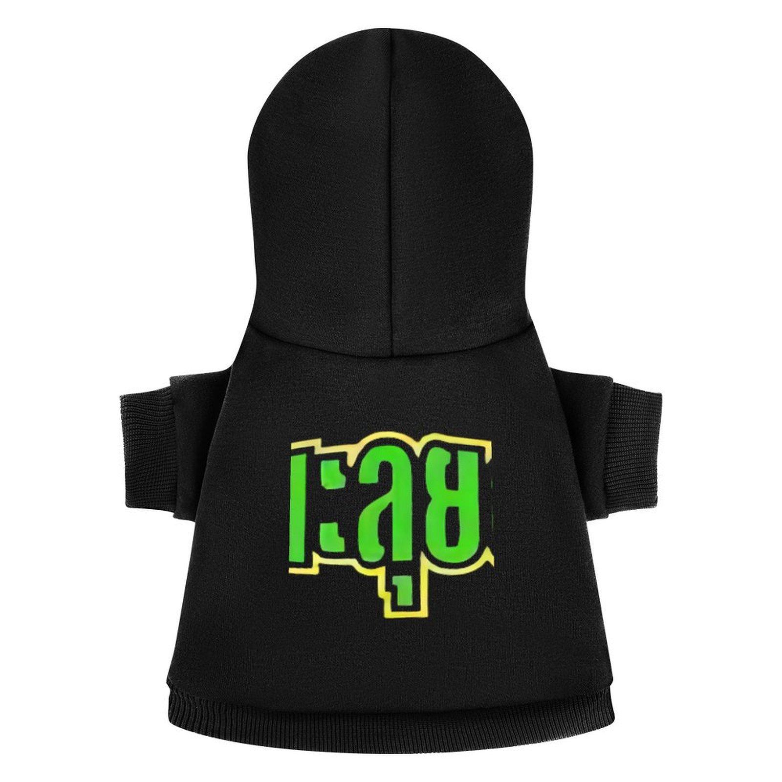 Designer Fashion Dog Hoodie Hooded Breathable Street Hip Hop Cat Hoodie Black Oversized Anti-linting Cool Hoody