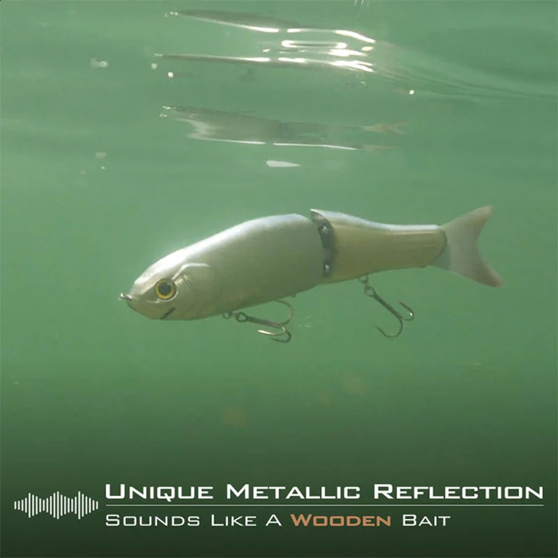 Gomexus Cyberbait 240 Metal Glide Bait with Lip Tails Aluminum Swimbait Fishing Lure 241105