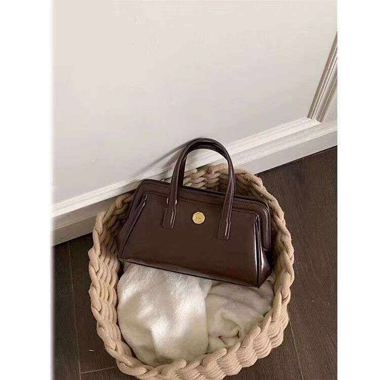 Designer Bag JIAERDI Vintage Wine Red Messenger Bag Women Retro Pu Leather Handle Chic Casual Crossbody Bags Ladies Harajukuu Y2k Bags Female handbag