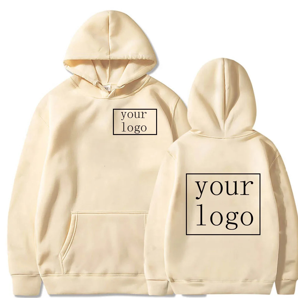 Custom Pattern Your Print Hoodies Men Woman Oversized Hoodie Hooded Sweatshirts Harajuku Pullovers Unisex Tracksuit Clothes 241104