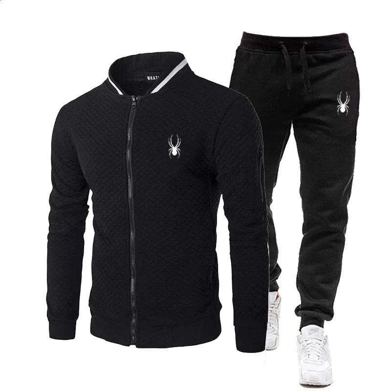 High quality casual jacket mens suit jacket sportswear autumn zippered jacket suit sportswear 241105