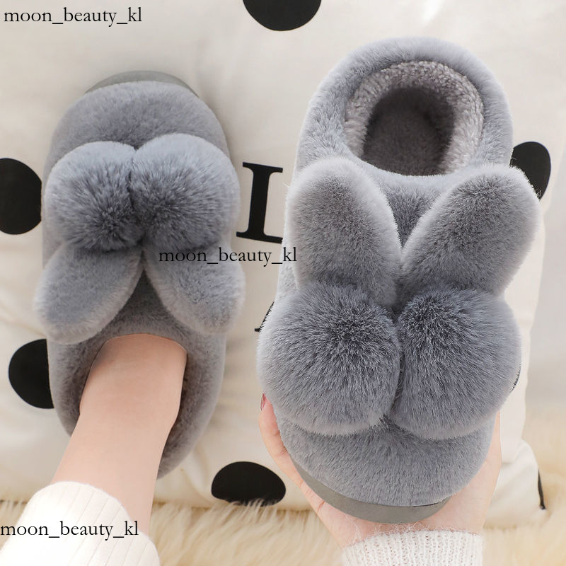 Designer Cotton Slippers For Women In Winter 2024 New Style Bag Heel Indoor Home Cute Plush Anti Slip Warm Confinement Cotton Shoes 9ba
